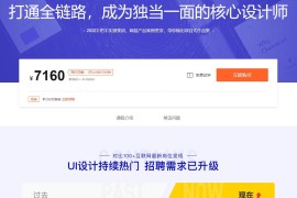 【UI设计师全链路实战班】2020年