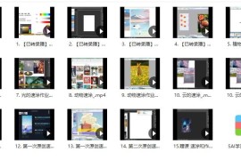 2020年 风绽 白衣巷九【插画速涂特训营】商业插画自学教程