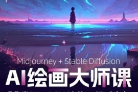 AI进化社 Midjourney &amp; Stable diffusion绘画课 2023年【画质不错只有视频】