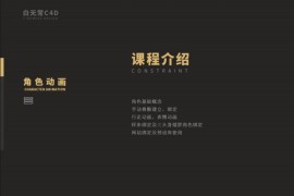 潘达渐【C4D角色绑定入门视频教程】 带素材