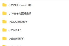 UTV 小白 C4D产品建模渲染 成长记全集【初级篇 —中 级篇 — 产品篇】 XP 4.0 XParticles学习