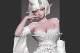 zbrush和服二次元角色案例教学【画质高清只有视频】