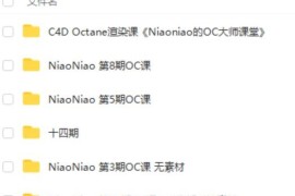 C4D Octane渲染课《Niaoniao的OC大师课堂》 + 14期OC训练营