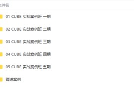 CUBE实战栏目包装高级案例课 1-5期