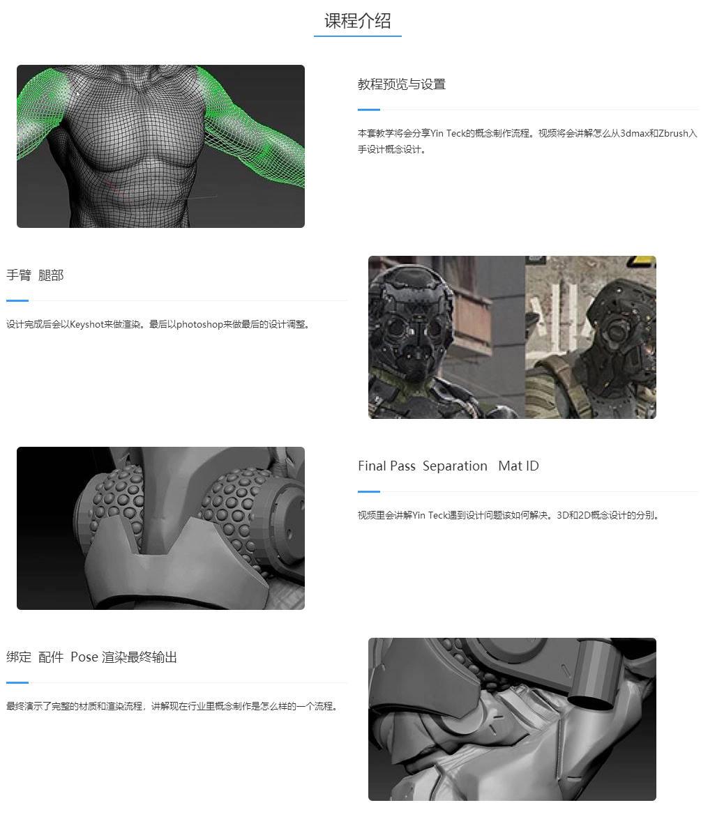 高精度硬表面3D角色概念设计高级教程 含素材 第3张