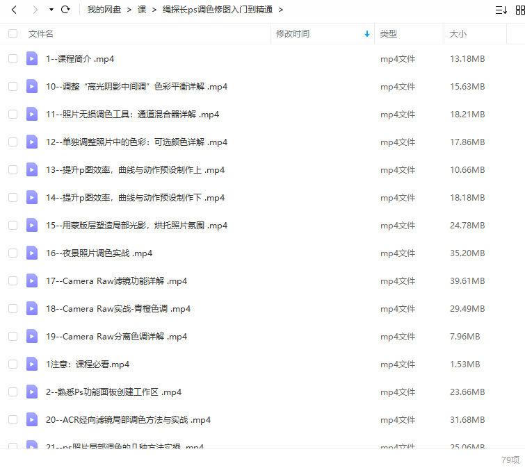 绳探长ps调色修图入门到精通 第1张